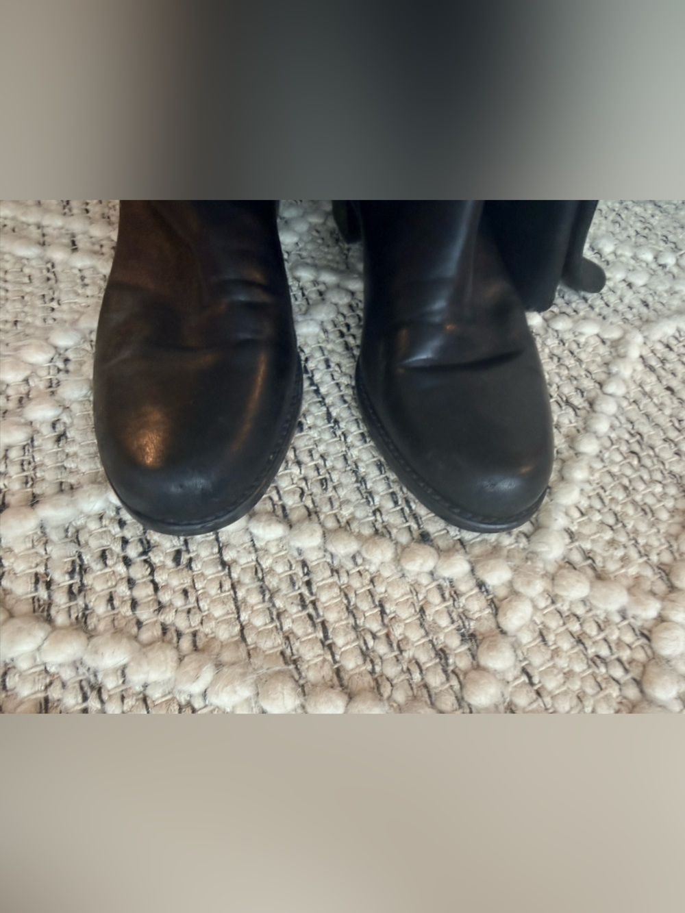 Stuart Weitzman 5050 Black Leather Over The Knee Stretch Boots Size 7 W - Picture 15 of 16